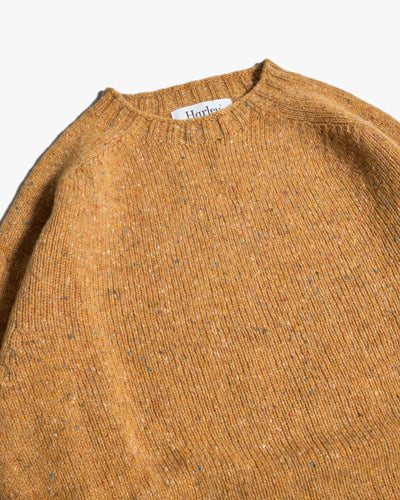 Harley of Scotland Glenugie Nep Crew Neck Sweater - Barra | Harley of Scotland Sweaters & Knitwear | Jeanstore