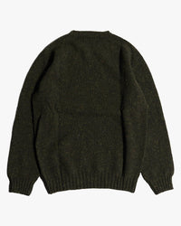 Harley of Scotland Glenugie Nep Crew Neck Sweater - Harris | Harley of Scotland Sweaters & Knitwear | Jeanstore