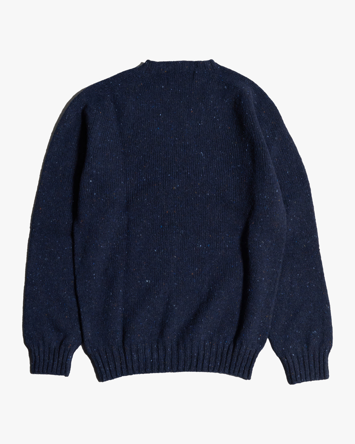 Harley of Scotland Glenugie Nep Crew Neck Sweater - Jura