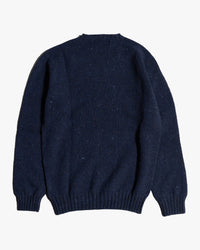 Harley of Scotland Glenugie Nep Crew Neck Sweater - Jura
