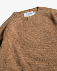 Harley of Scotland Glenugie Nep Crew Neck Sweater - Knoydart | Harley of Scotland Sweaters & Knitwear | Jeanstore