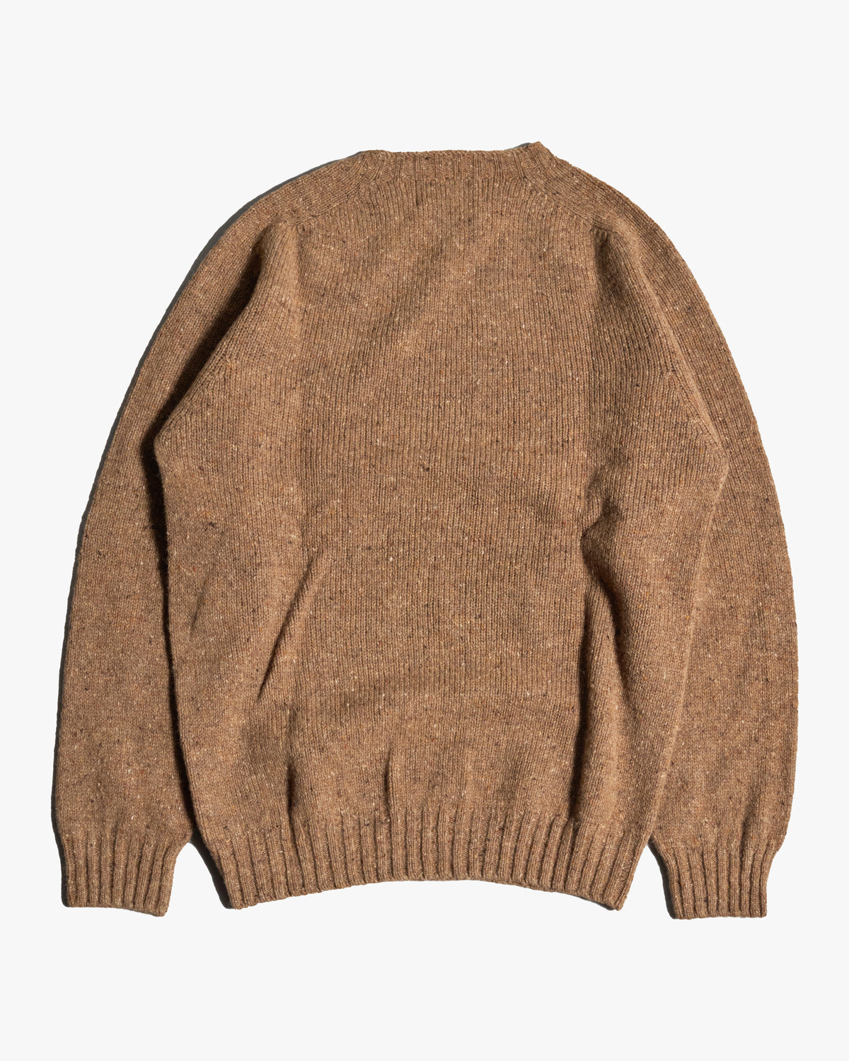 Harley of Scotland Glenugie Nep Crew Neck Sweater - Knoydart | Harley of Scotland Sweaters & Knitwear | Jeanstore
