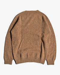 Harley of Scotland Glenugie Nep Crew Neck Sweater - Knoydart | Harley of Scotland Sweaters & Knitwear | Jeanstore