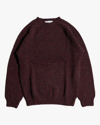 Harley of Scotland Glenugie Nep Crew Neck Sweater - Lewis | Harley of Scotland Sweaters & Knitwear | Jeanstore