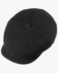 Stetson Hatteras Wool / Cashmere Flat Cap - Black | Stetson Hats | Jeanstore