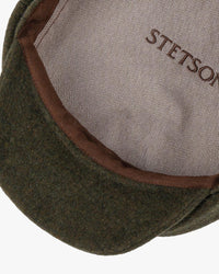 Stetson Hatteras Wool / Cashmere Flat Cap - Moss | Stetson Hats | Jeanstore