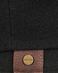 Stetson Hatteras Wool / Cashmere Flat Cap - Black | Stetson Hats | Jeanstore