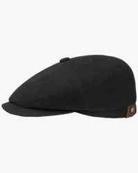 Stetson Hatteras Wool / Cashmere Flat Cap - Black | Stetson Hats | Jeanstore