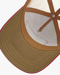 Stetson Rodeo Trucker Cap - Wine / Beige | Stetson Hats | JEANSTORE