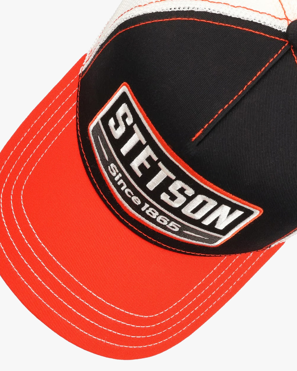 Stetson Gasoline Trucker Cap - Red / Black