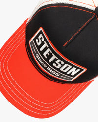 Stetson Gasoline Trucker Cap - Red / Black