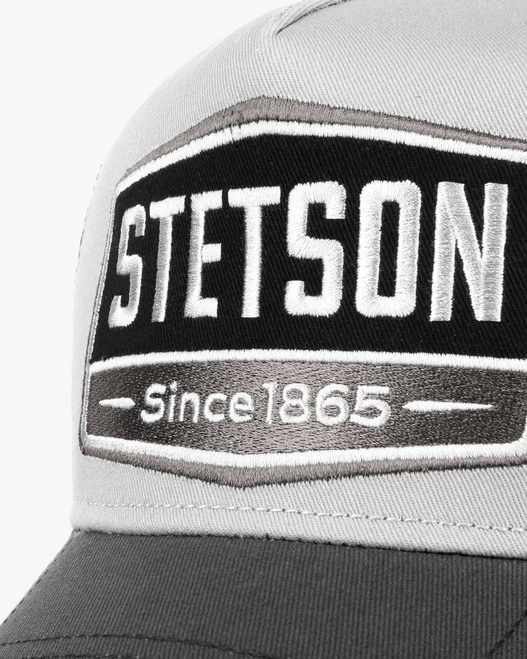 Stetson Gasoline Trucker Cap - Grey / Black | Stetson Hats | JEANSTORE