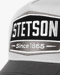 Stetson Gasoline Trucker Cap - Grey / Black | Stetson Hats | JEANSTORE