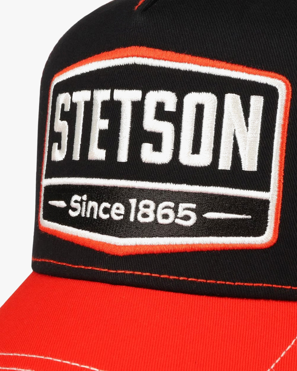 Stetson Gasoline Trucker Cap - Red / Black