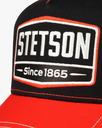 Stetson Gasoline Trucker Cap - Red / Black