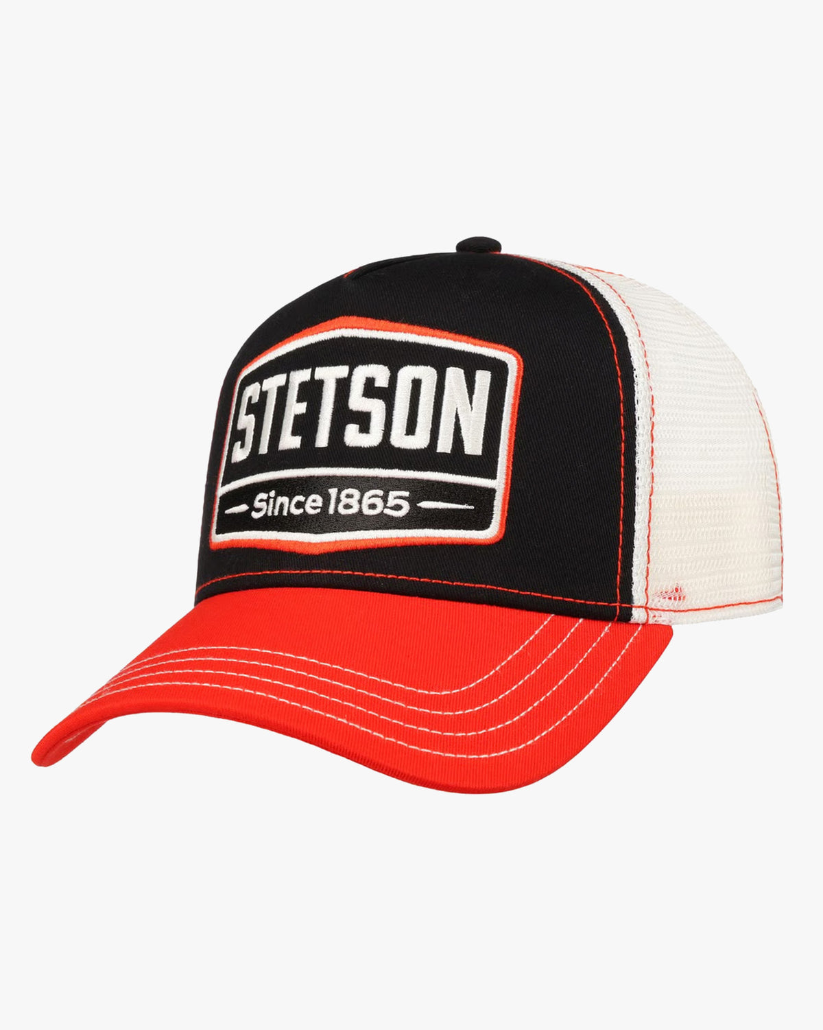 Stetson Gasoline Trucker Cap - Red / Black