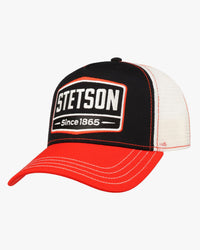 Stetson Gasoline Trucker Cap - Red / Black