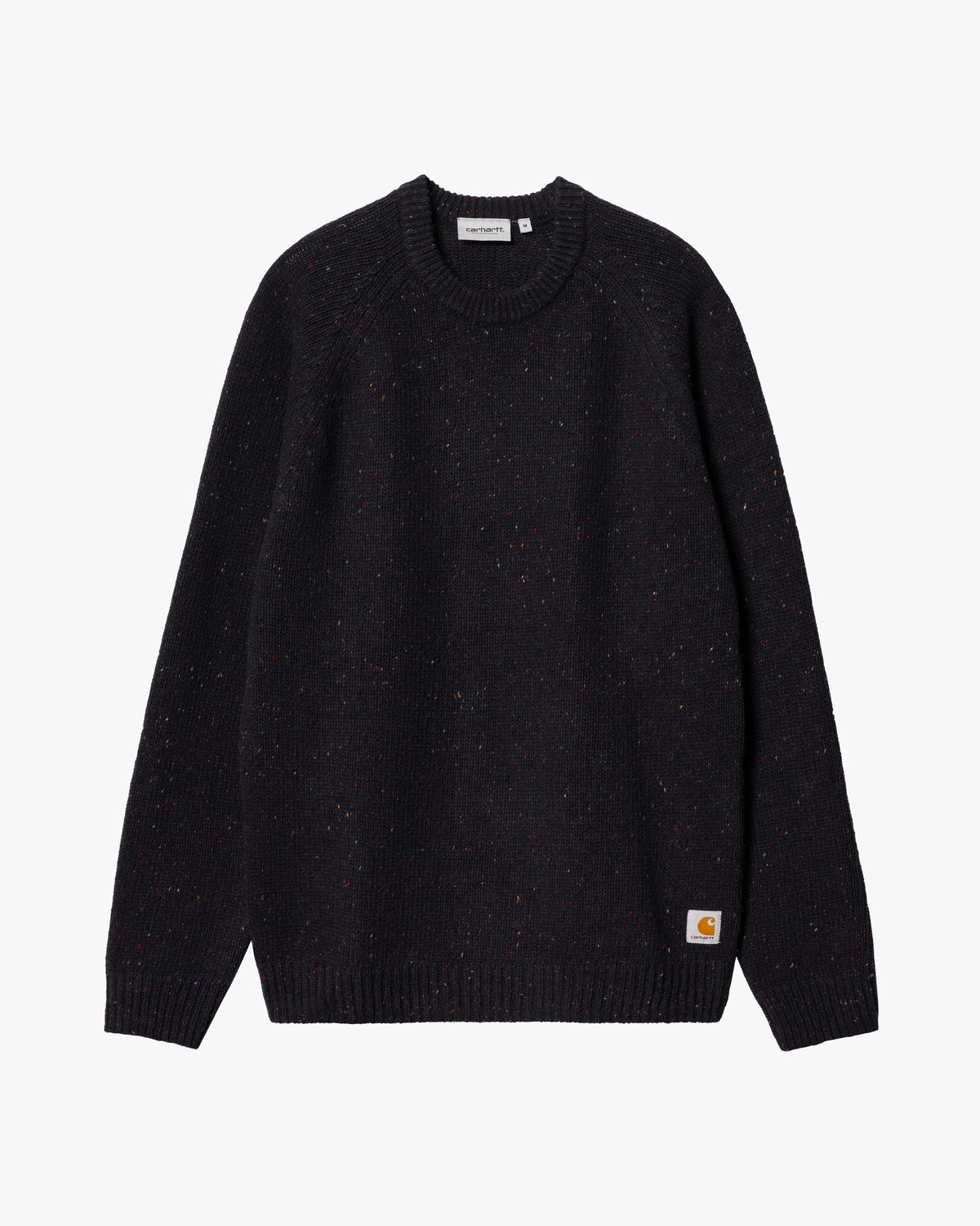 Carhartt WIP Anglistic Sweater - Speckled Dark Navy