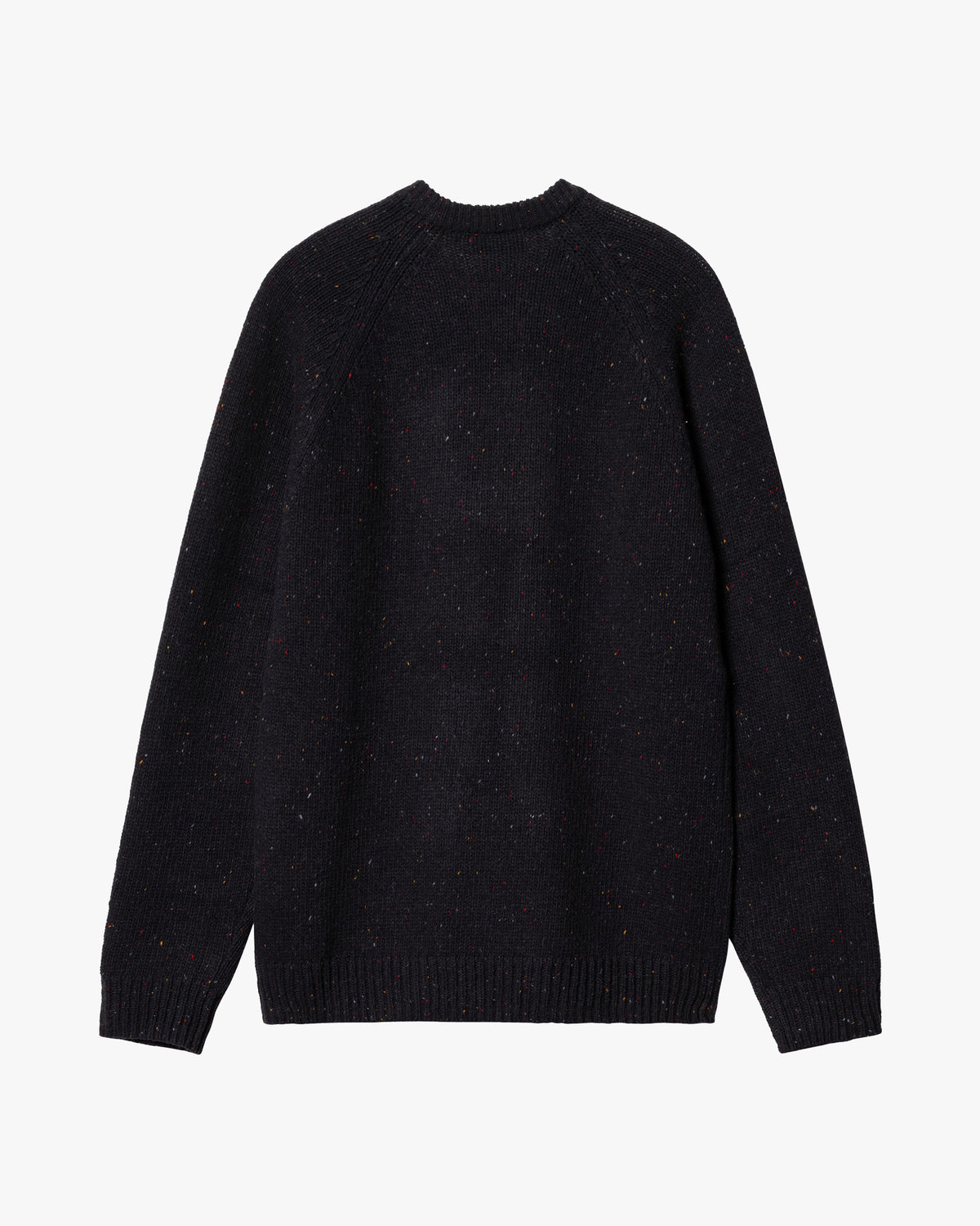 Carhartt WIP Anglistic Sweater - Speckled Dark Navy