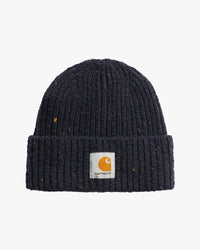 Carhartt WIP Anglistic Beanie - Speckled Dark Navy