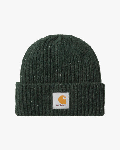 Carhartt WIP Anglistic Beanie - Speckled Dark Scarab