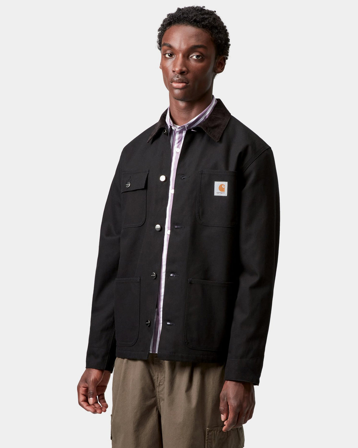 Carhartt WIP Michigan Coat Winter - Black / Black Rigid | Carhartt WIP Jackets & Coats | JEANSTORE