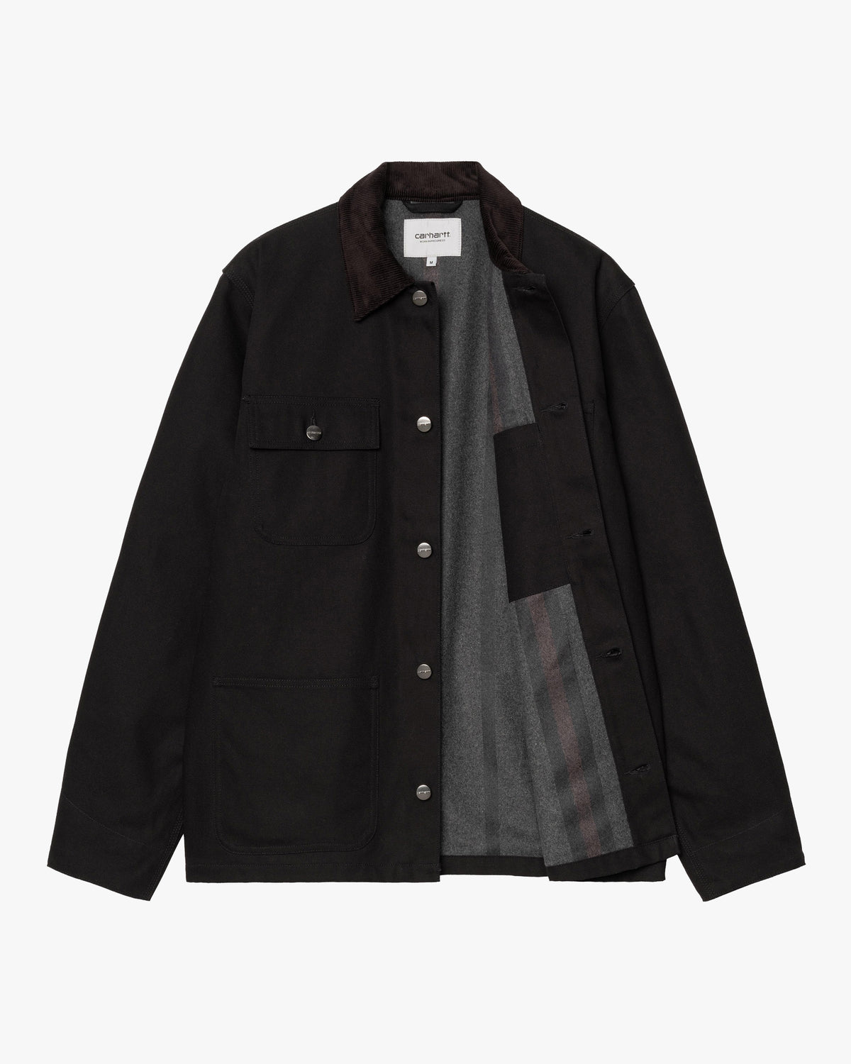 Carhartt WIP Michigan Coat Winter - Black / Black Rigid | Carhartt WIP Jackets & Coats | JEANSTORE