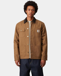 Carhartt WIP Michigan Coat Winter - Hamilton Brown / Tobacco Rigid | Carhartt WIP Jackets & Coats | JEANSTORE
