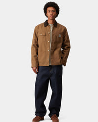 Carhartt WIP Michigan Coat Winter - Hamilton Brown / Tobacco Rigid | Carhartt WIP Jackets & Coats | JEANSTORE