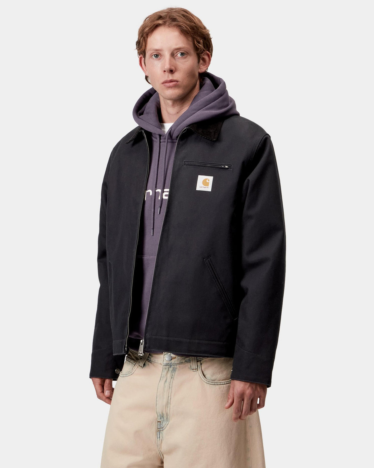 Carhartt WIP Detroit Jacket Winter - Dark Navy / Black Rigid
