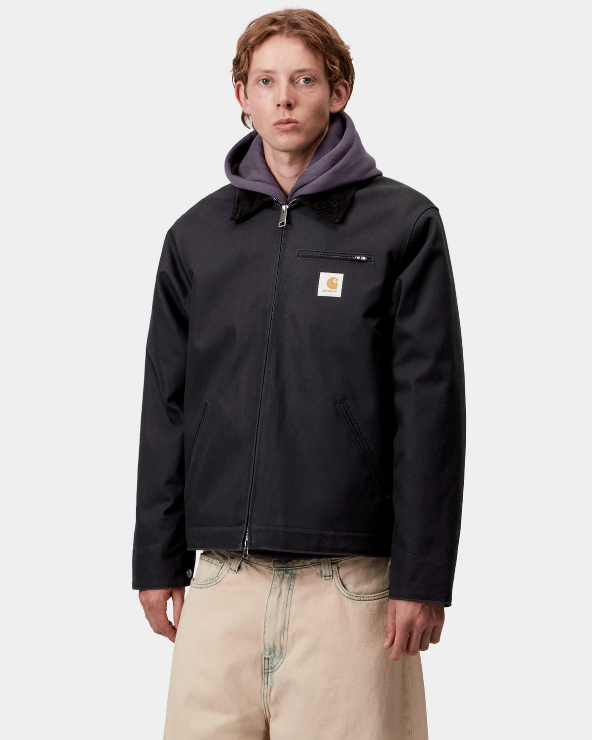 Carhartt WIP Detroit Jacket Winter - Dark Navy / Black Rigid
