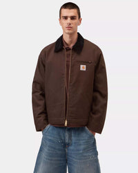 Carhartt WIP Detroit Jacket Winter - Tobacco / Black Rigid