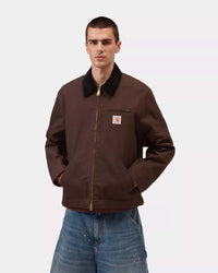 Carhartt WIP Detroit Jacket Winter - Tobacco / Black Rigid