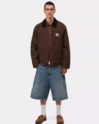 Carhartt WIP Detroit Jacket Winter - Tobacco / Black Rigid