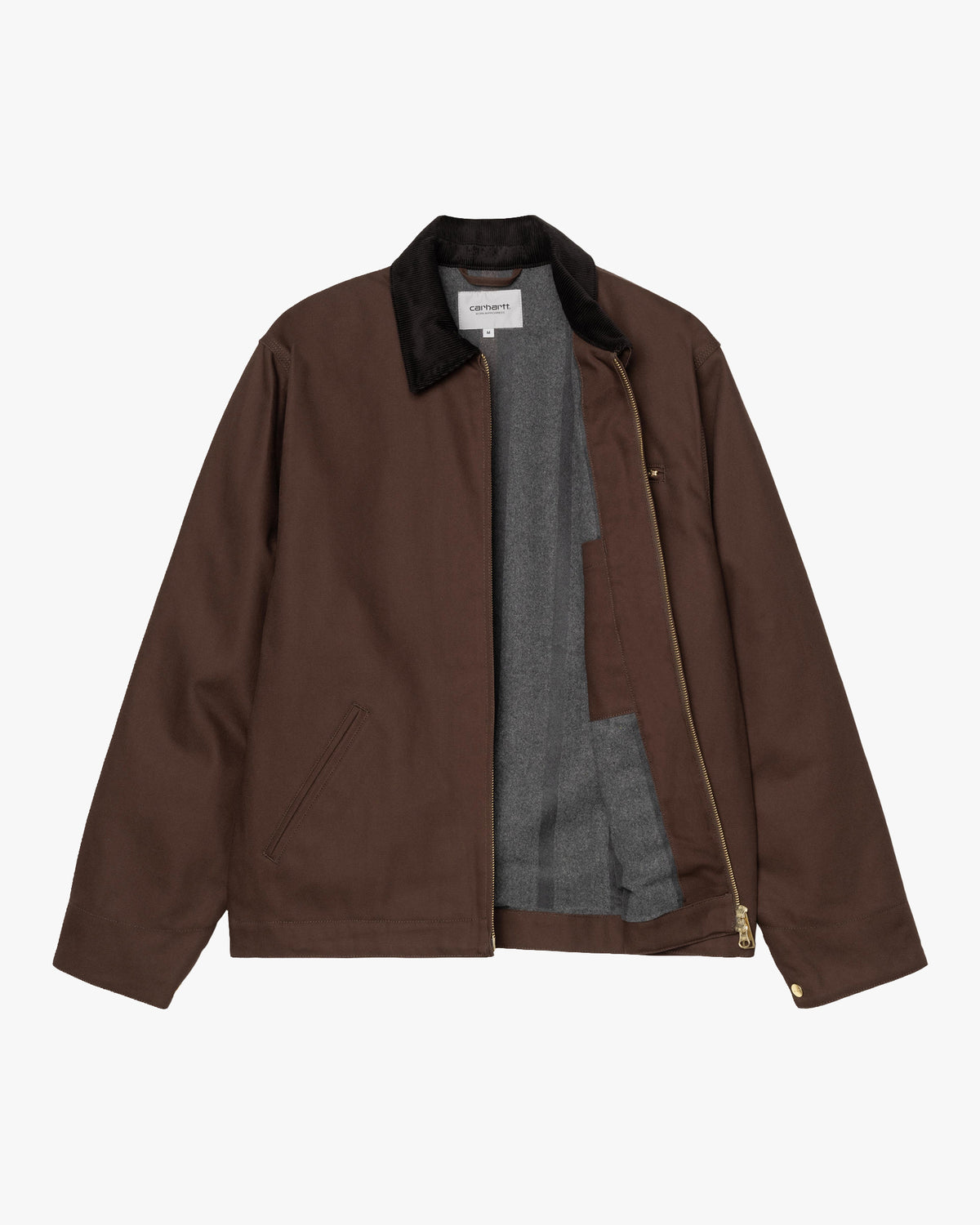 Carhartt WIP Detroit Jacket Winter - Tobacco / Black Rigid | Carhartt WIP Jackets & Coats | Jeanstore