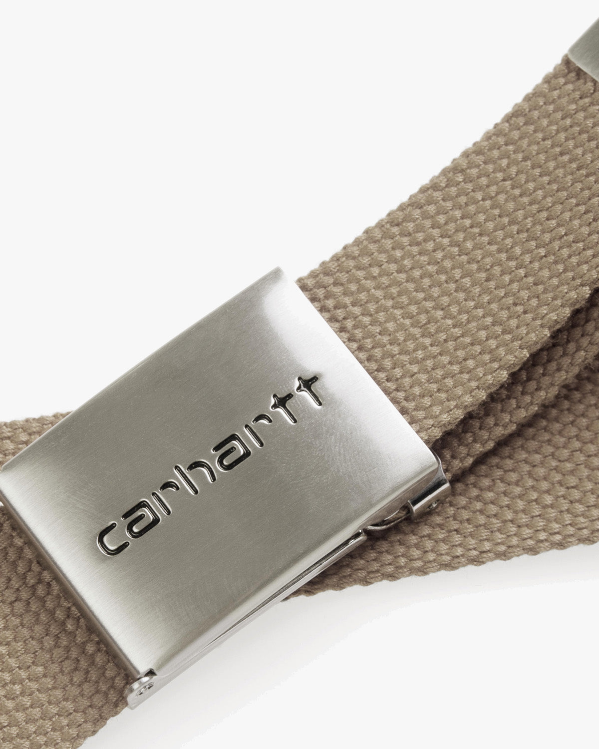 Carhartt WIP Clip Belt Chrome - Leather
