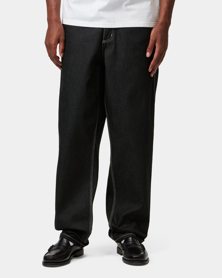Carhartt WIP Simple Pant Loose Fit Mens Jeans - Black One Wash | Carhartt WIP Jeans | JEANSTORE