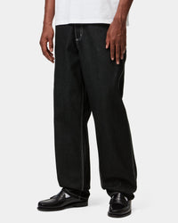 Carhartt WIP Simple Pant Loose Fit Mens Jeans - Black One Wash | Carhartt WIP Jeans | JEANSTORE
