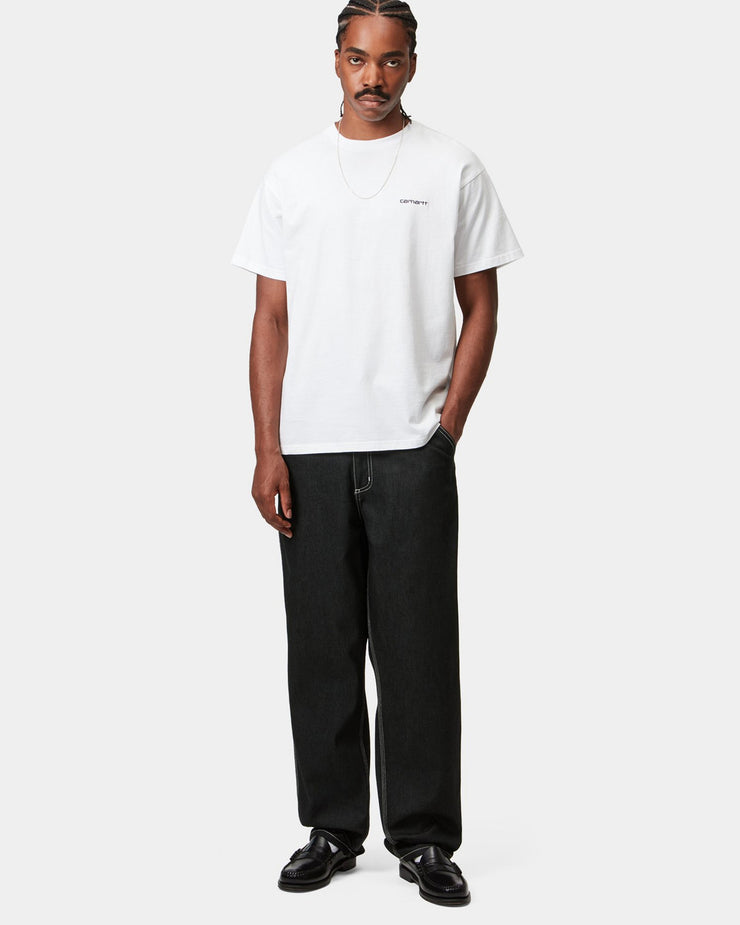 Carhartt WIP Simple Pant Loose Fit Mens Jeans - Black One Wash | Carhartt WIP Jeans | JEANSTORE