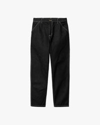 Carhartt WIP Simple Pant Loose Fit Mens Jeans - Black One Wash | Carhartt WIP Jeans | JEANSTORE