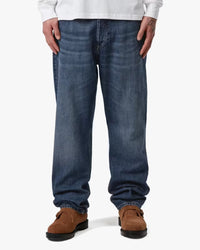 Carhartt WIP Marlow Pant Relaxed Straight Mens Jeans - Blue Dark Used Wash
