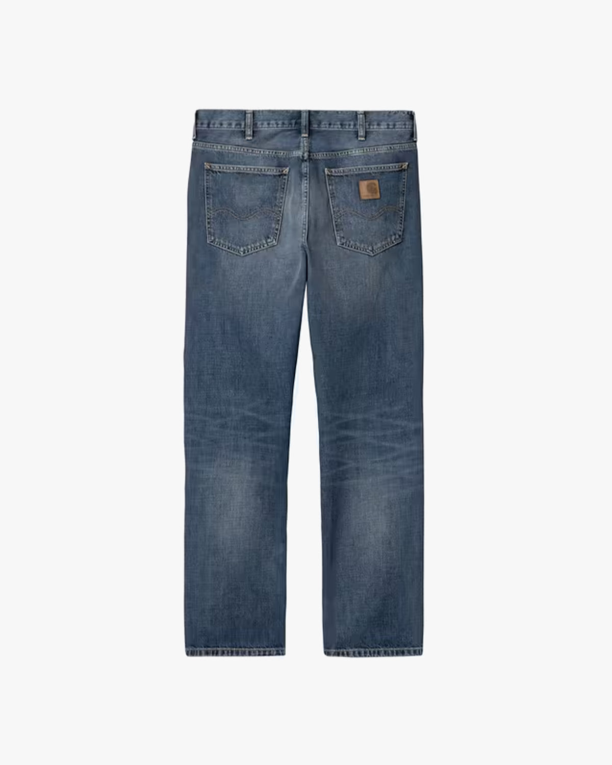 Carhartt WIP Marlow Pant Relaxed Straight Mens Jeans - Blue Dark Used Wash