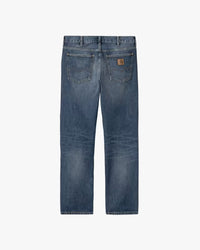 Carhartt WIP Marlow Pant Relaxed Straight Mens Jeans - Blue Dark Used Wash