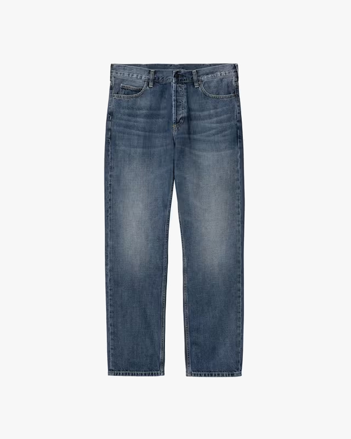 Carhartt WIP Marlow Pant Relaxed Straight Mens Jeans - Blue Dark Used Wash