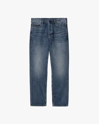 Carhartt WIP Marlow Pant Relaxed Straight Mens Jeans - Blue Dark Used Wash