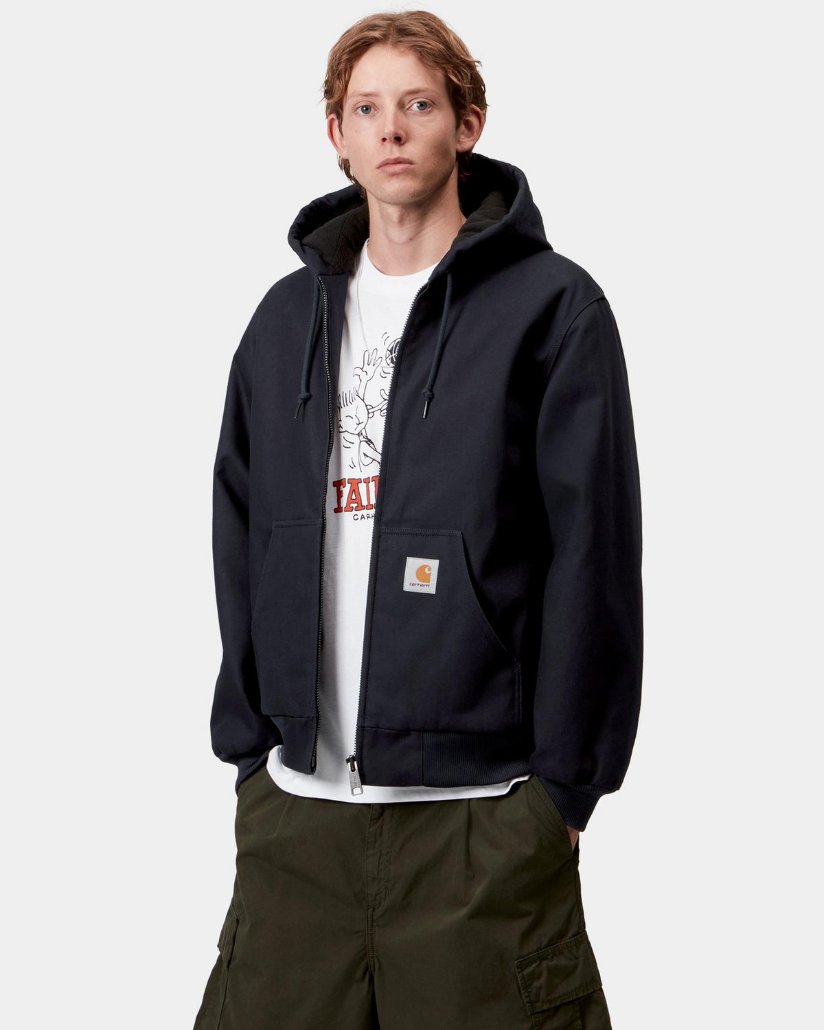 Carhartt WIP Active Jacket Winter - Dark Navy Rigid | Carhartt WIP Jackets & Coats | JEANSTORE
