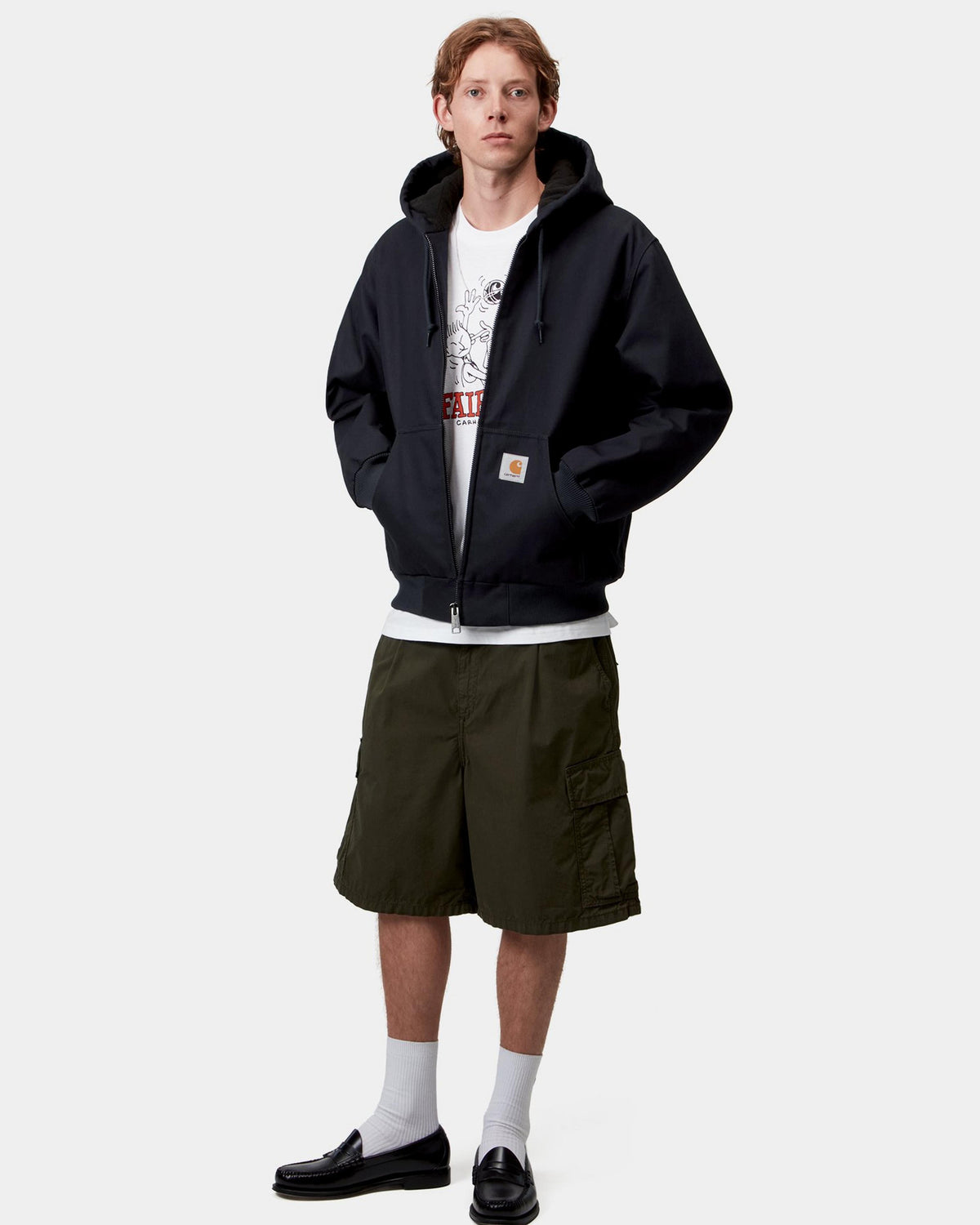 Carhartt WIP Active Jacket Winter - Dark Navy Rigid | Carhartt WIP Jackets & Coats | JEANSTORE