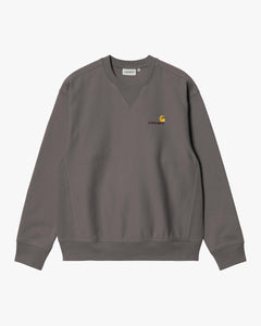 Carhartt WIP American Script Sweat - Porphyry