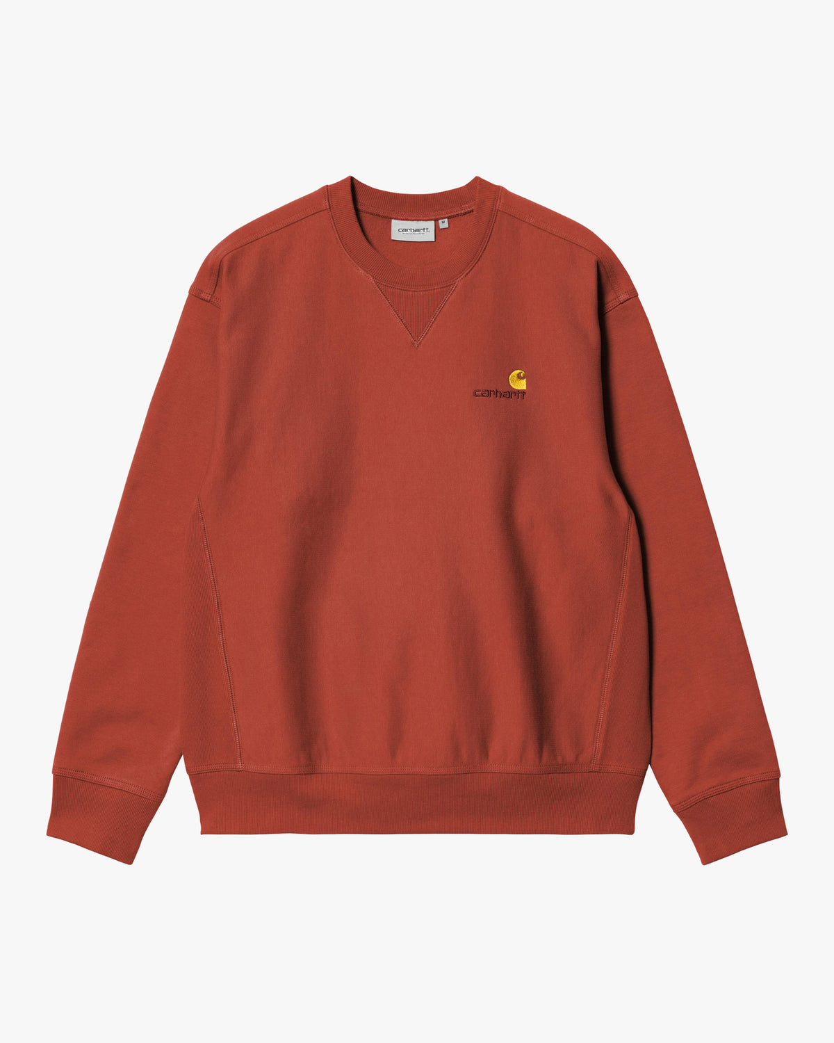 Carhartt WIP American Script Sweat - Oxide Red