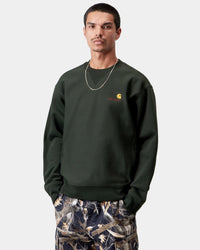 Carhartt WIP American Script Sweat - Raven